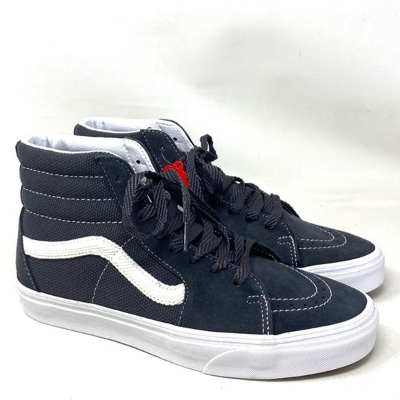 VANS Sk8-Hi Textured Asphalt Skate Shoes Women Sneakers Suede Canvas VN0005U91O7 - Picture 2 of 9